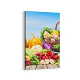 Olla 15275D Gıda Görseli Dikey Kanvas Tablo (Ölçü: 100X150)