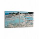 Olla 14386K2Y Doğa / Manzara Görseli Kare 2'li Yatay Kanvas Tablo (Ölçü: 125X60)