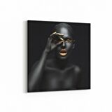 Olla 16834K Model / Manken Görseli Kare Kanvas Tablo (Ölçü: 25X25)