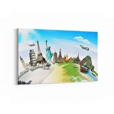Olla 18389Y Yapı Görseli Yatay Kanvas Tablo (Ölçü: 30X20)