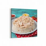 Olla 15099K Gıda Görseli Kare Kanvas Tablo (Ölçü: 25X25)