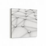 Olla 10388K Abstract Görsel Kare Kanvas Tablo (Ölçü: 30X30)