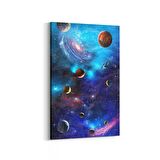 Olla 17631D Uzay Görseli Dikey Kanvas Tablo (Ölçü: 60X90)