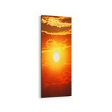 Olla 16016DI Günbatımı Görseli Dikey İnce Kanvas Tablo (Ölçü: 30X90)