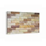 Olla 17505Y Taş / Tuğla Görseli Yatay Kanvas Tablo (Ölçü: 45X30)