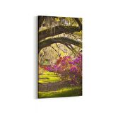 Olla 14629DD Doğa / Manzara Görseli Dikey Dar Kanvas Tablo (Ölçü: 30X60)