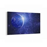Olla 17644Y Uzay Görseli Yatay Kanvas Tablo (Ölçü: 120X80)