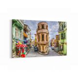 Olla 18787Y Yapı Görseli Yatay Kanvas Tablo (Ölçü: 90X60)