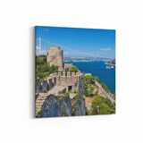 Olla 18446K Yapı Görseli Kare Kanvas Tablo (Ölçü: 30X30)