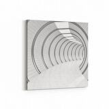Olla 10438K Abstract Tünel Görsel Kare Kanvas Tablo (Ölçü: 60X60)