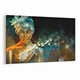 Olla 16779Y Model / Manken Görseli Yatay Kanvas Tablo (Ölçü: 70X50)