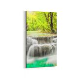 Olla 13393DD Doğa / Manzara Görseli Dikey Dar Kanvas Tablo (Ölçü: 30X60)