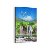 Olla 13226D Doğa / Manzara Görseli Dikey Kanvas Tablo (Ölçü: 80X120)