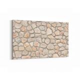 Olla 17472Y Taş / Tuğla Görseli Yatay Kanvas Tablo (Ölçü: 120X80)