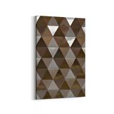 Olla 10013D Abstract 3 Boyut Görsel Dikey Kanvas Tablo (Ölçü: 60X90)