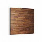 Olla 12041K Ahşap Desen Görseli Kare Kanvas Tablo (Ölçü: 60X60)