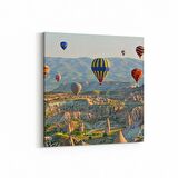 Olla 18481K Yapı Görseli Kare Kanvas Tablo (Ölçü: 25X25)