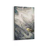 Olla 16669D Mermer Desen Görsel Dikey Kanvas Tablo (Ölçü: 20X30)