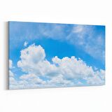 Olla 15763Y Gökyüzü Bulut Görseli  Yatay Kanvas Tablo (Ölçü: 70X50)