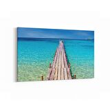 Olla 16514Y Kumsal / Sahil Görseli Yatay Kanvas Tablo (Ölçü: 30X20)