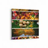 Olla 15105K Gıda Görseli Kare Kanvas Tablo (Ölçü: 25X25)