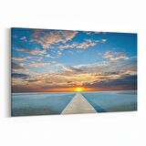 Olla 15920Y Günbatımı Görseli Yatay Kanvas Tablo (Ölçü: 45X30)