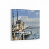 Olla 18813K4 Yapı Görseli Kare 4'lü Kanvas Tablo (Ölçü: 145X145)