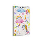Olla 12804DD Çocuk Odası Görseli Dikey Dar Kanvas Tablo (Ölçü: 40X80)