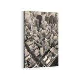 Olla 18918D Yapı Görseli Dikey Kanvas Tablo (Ölçü: 70X105)