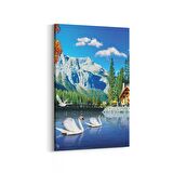Olla 13649D Doğa / Manzara Görseli Dikey Kanvas Tablo (Ölçü: 70X105)