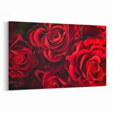 Olla 11590Y Çiçek Görseli Yatay Kanvas Tablo (Ölçü: 70X50)