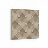 Olla 14935K Geometrik Desen Görseli Kare Kanvas Tablo (Ölçü: 25X25)