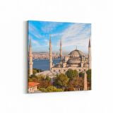 Olla 18153K Yapı Görseli Kare Kanvas Tablo (Ölçü: 60X60)