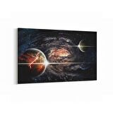 Olla 17623Y Uzay Görseli Yatay Kanvas Tablo (Ölçü: 150X100)