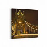 Olla 18321K Yapı Görseli Kare Kanvas Tablo (Ölçü: 25X25)