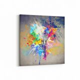 Olla 17726K Yağlı Boya Görseli Kare Kanvas Tablo (Ölçü: 25X25)