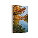 Olla 13623DD Doğa / Manzara Görseli Dikey Dar Kanvas Tablo (Ölçü: 40X80)