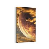 Olla 17641DD Uzay Görseli Dikey Dar Kanvas Tablo (Ölçü: 30X60)