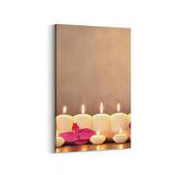Olla 17038D Spa / Masaj Görseli Dikey Kanvas Tablo (Ölçü: 60X90)