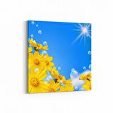 Olla 11027K Ağaç Görseli Kare Kanvas Tablo (Ölçü: 30X30)