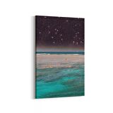 Olla 14671D Gece Gökyüzü Görseli Dikey Kanvas Tablo (Ölçü: 60X90)