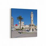 Olla 18183K Yapı Görseli Kare Kanvas Tablo (Ölçü: 60X60)