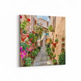 Olla 18009K4 Yapı Görseli Kare 4'lü Kanvas Tablo (Ölçü: 145X145)