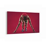 Olla 17137Y Spor Görseli Yatay Kanvas Tablo (Ölçü: 45X30)