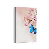 Olla 11711D Orkide Çiçek Görseli Dikey Kanvas Tablo (Ölçü: 60X90)