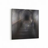 Olla 18091K Yapı Görseli Kare Kanvas Tablo (Ölçü: 25X25)