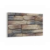 Olla 17460Y Taş / Tuğla Görseli Yatay Kanvas Tablo (Ölçü: 150X100)