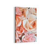 Olla 11626D Çiçek Görseli Dikey Kanvas Tablo (Ölçü: 80X120)