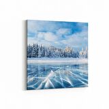 Olla 14361K Doğa / Manzara Görseli Kare Kanvas Tablo (Ölçü: 25X25)