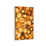 Olla 16709DD Mermer Desen Görsel Dikey Dar Kanvas Tablo (Ölçü: 30X60)